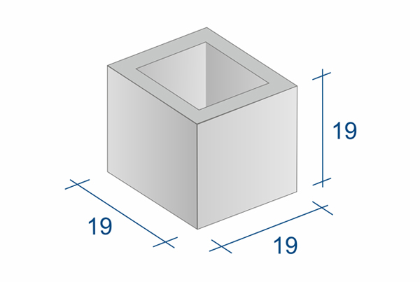 MEDIO BLOQUE 19x19x19